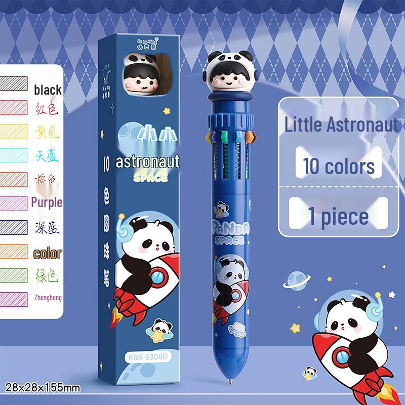 Kaba Bear Ten-Color Ballpoint Pen: Cute Multi-Color Press-Type for Note-Taking, Ideal for Elementary Students.
Kaba Bear Ten-Color Ballpoint Pen: Cute Multi-Color Press-Type for Note-Taking, Ideal for Elementary Students.