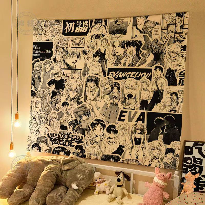 New Black White Anime Manga Style Tapestry Aesthetic Wall Hanging For Bedroom Decor Background Cloth 74x94cm(29x37in)
New Black White Anime Manga Style Tapestry Aesthetic Wall Hanging For Bedroom Decor Background Cloth 74x94cm(29x37in)