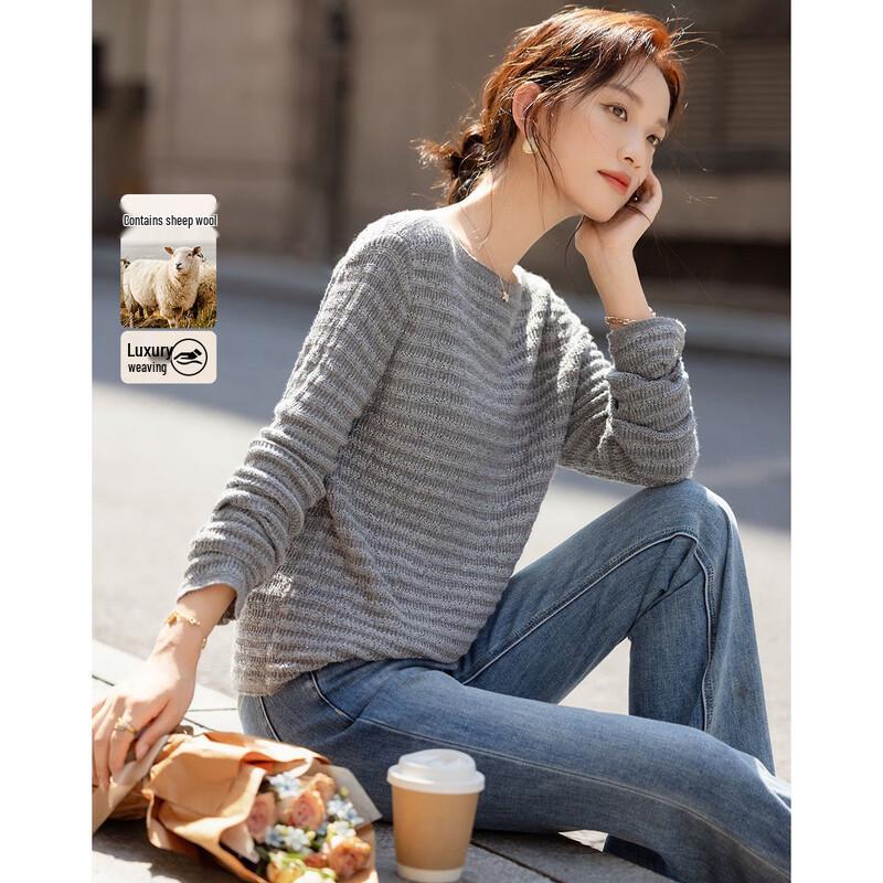 Demana Lamb Wool Blend Off-Shoulder Striped Jacquard Knit Top XL
Demana Lamb Wool Blend Off-Shoulder Striped Jacquard Knit Top XL