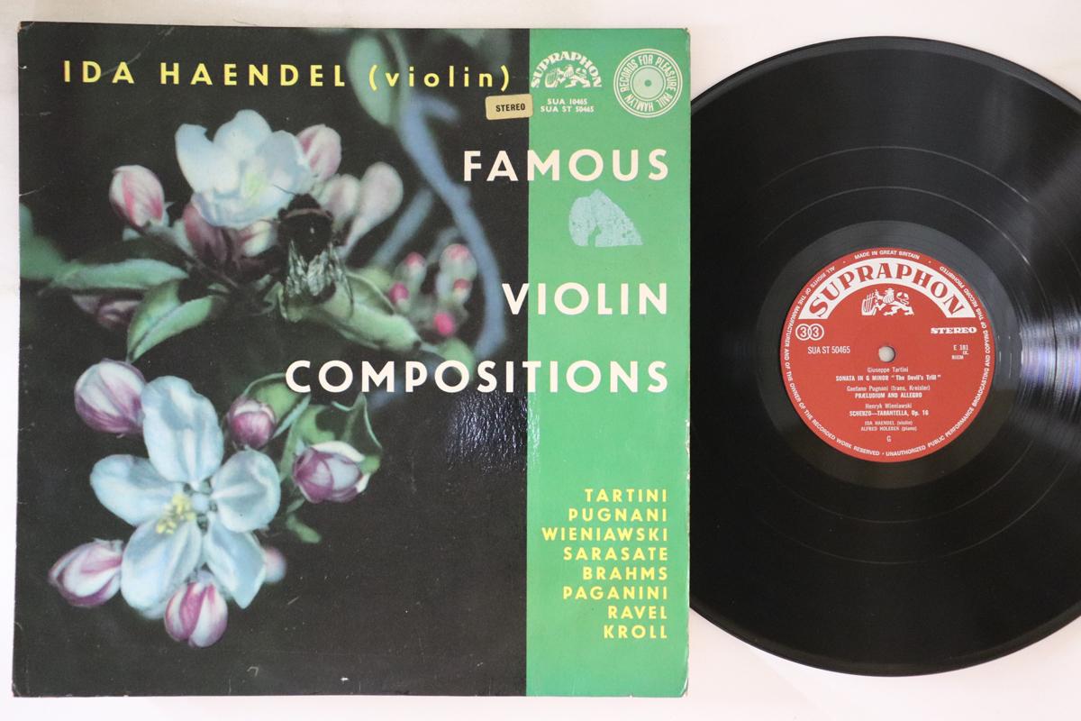 LP Record IDA HAENDEL - Famous Violin Compositions SUAST50465 SUPRAPHON 1976 UK Classical Used
LP Record IDA HAENDEL - Famous Violin Compositions SUAST50465 SUPRAPHON 1976 UK Classical Used