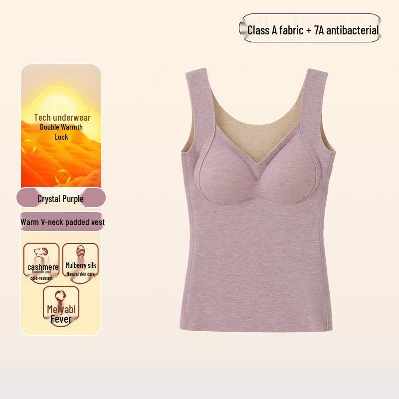 Женский антибактериальный двухслойный теплый жилет из немецкого бархата класса А с бархатом Plus, без встроенного бюстгальтера M (80-100 jin)
Женский антибактериальный двухслойный теплый жилет из немецкого бархата класса А с бархатом Plus, без встроенного бюстгальтера M (80-100 jin)