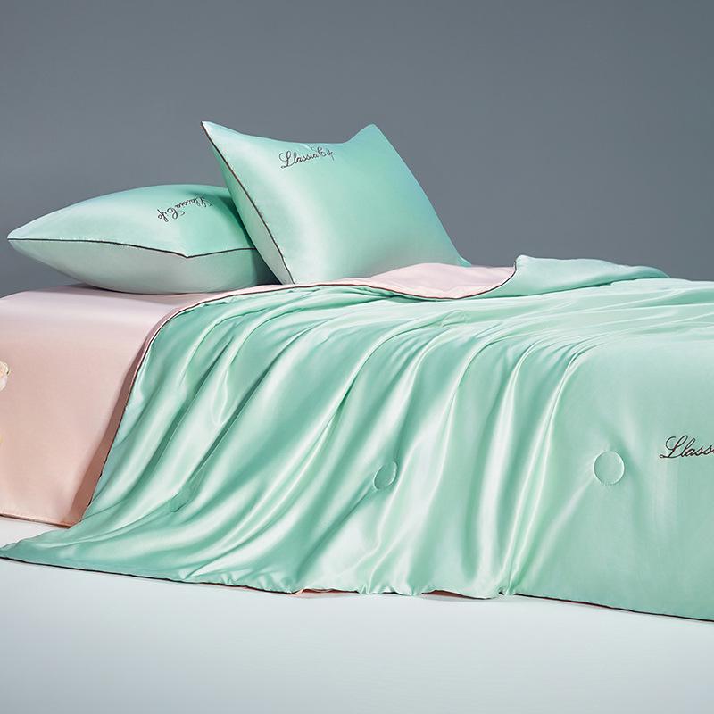 2026 Cool Touch Solid Silk Summer Quilt Set - Double-Sided, Washable, 3 or 4 Pieces 100*150cm Single Quilt (Random Color)
2026 Cool Touch Solid Silk Summer Quilt Set - Double-Sided, Washable, 3 or 4 Pieces 100*150cm Single Quilt (Random Color)