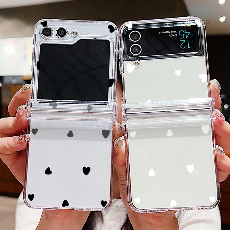 Love Heart Print Transparent Phone Case For Samsung Galaxy Z Flip7 Flip6 Folding Hard PC Cover For Samsung Z Flip 7 6 5 4 3 5G For Galaxy Z Flip5
Love Heart Print Transparent Phone Case For Samsung Galaxy Z Flip7 Flip6 Folding Hard PC Cover For Samsung Z Flip 7 6 5 4 3 5G For Galaxy Z Flip5