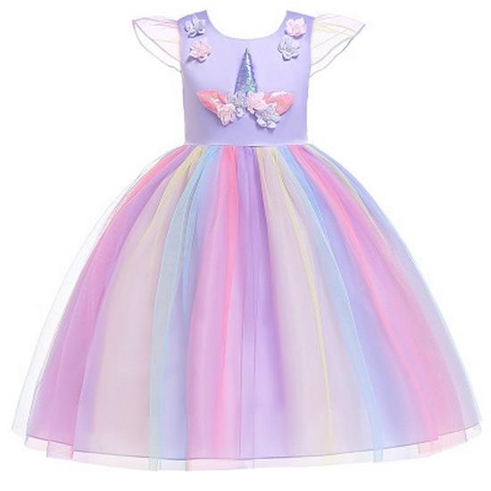 New European-American Children s Christmas Tulle Princess Unicorn Rainbow Mesh Flower Girl Dress. 150 cm
New European-American Children s Christmas Tulle Princess Unicorn Rainbow Mesh Flower Girl Dress. 150 cm