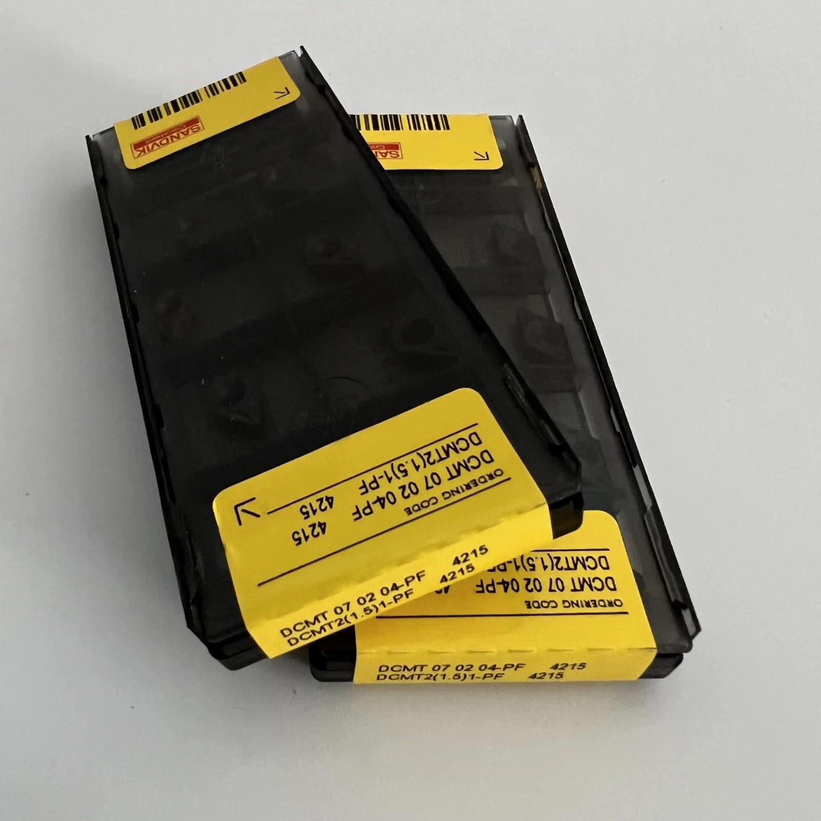 Original Sandvik / DCMT070204-PF 4215 / CNC lathe carbide blade 10 PCS
Original Sandvik / DCMT070204-PF 4215 / CNC lathe carbide blade 10 PCS