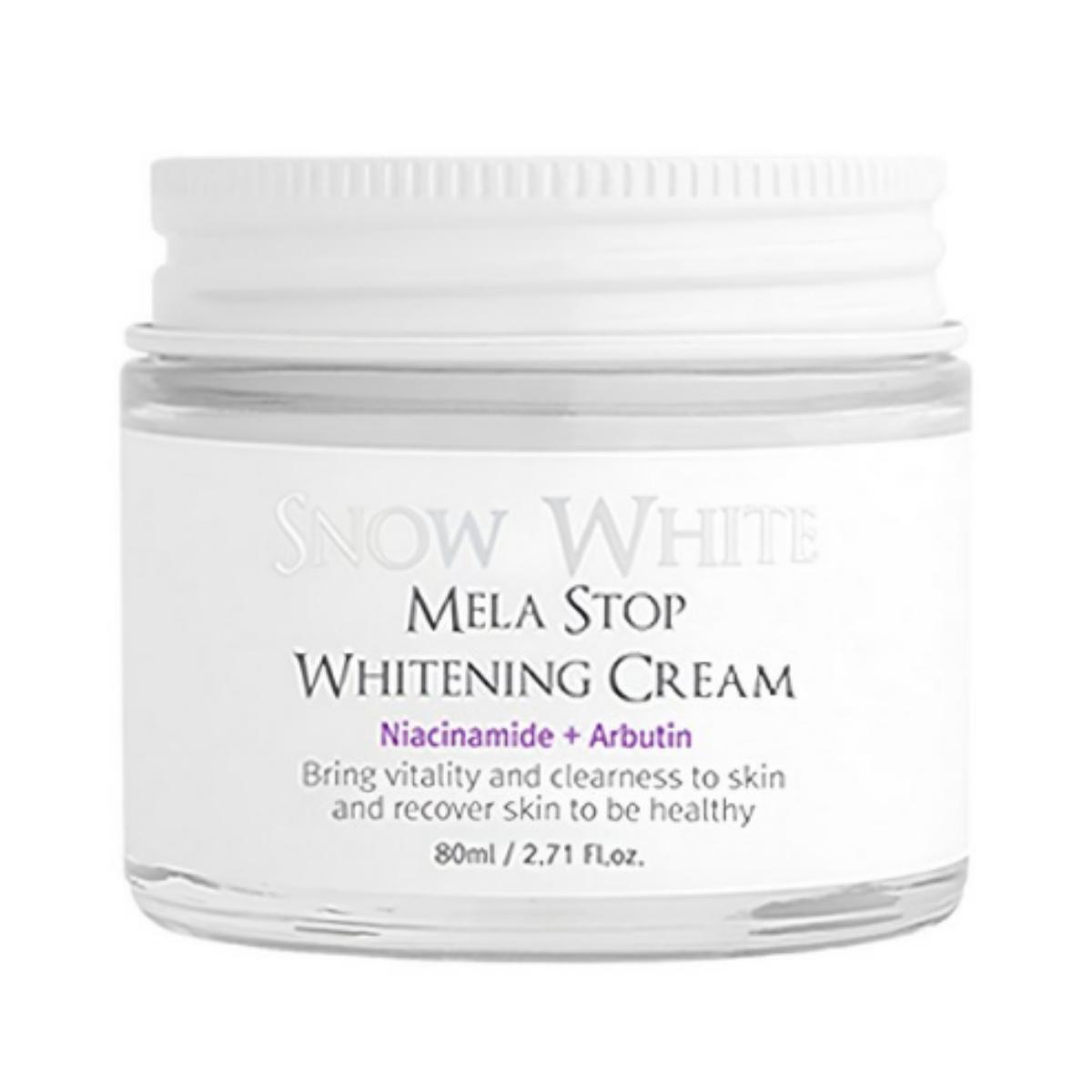Beauty Recipe Snow White Mela Stop Whitening Cream
Beauty Recipe Snow White Mela Stop Whitening Cream