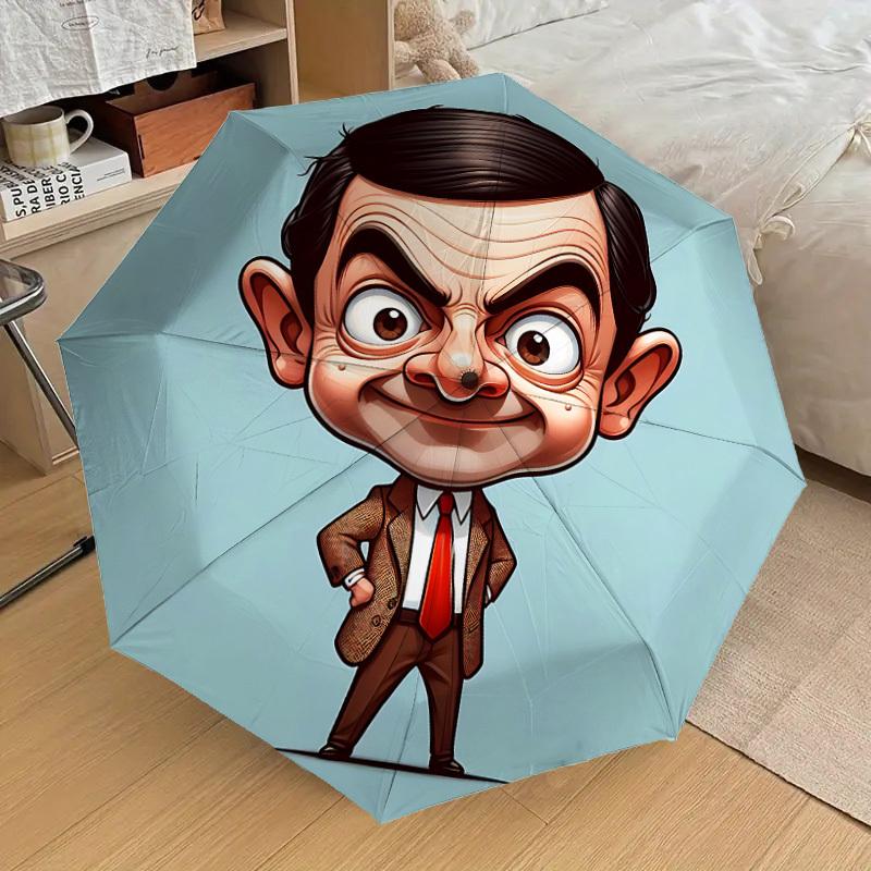1pc Mr. Bean, Cartoon Automatic Folding Umbrella, Portable Collapsible Design, Casual Outdoor Accessory L1127131
1pc Mr. Bean, Cartoon Automatic Folding Umbrella, Portable Collapsible Design, Casual Outdoor Accessory L1127131