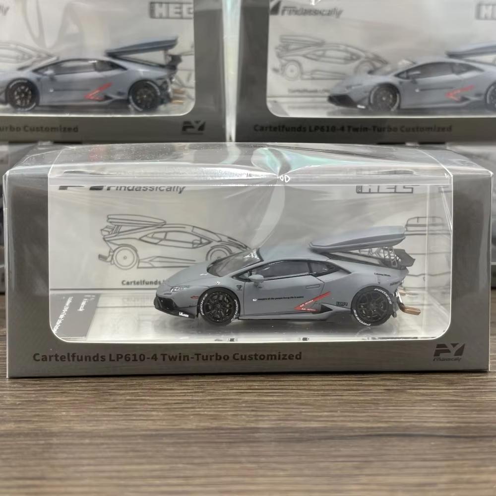 Findclassically 1:64 Cartelfunds LP610-4 Twin-Turbo Customized Diecast Model Car серый
Findclassically 1:64 Cartelfunds LP610-4 Twin-Turbo Customized Diecast Model Car серый