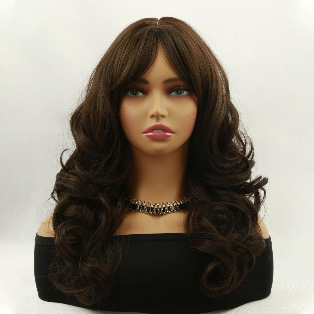 Женские синтетические длинные парики с естественной волной и челкой, волнистые коричневые натуральные парики для повседневной носки, вечеринки, костюма, из термостойкого волокна коричневый
Женские синтетические длинные парики с естественной волной и челкой, волнистые коричневые натуральные парики для повседневной носки, вечеринки, костюма, из термостойкого волокна коричневый