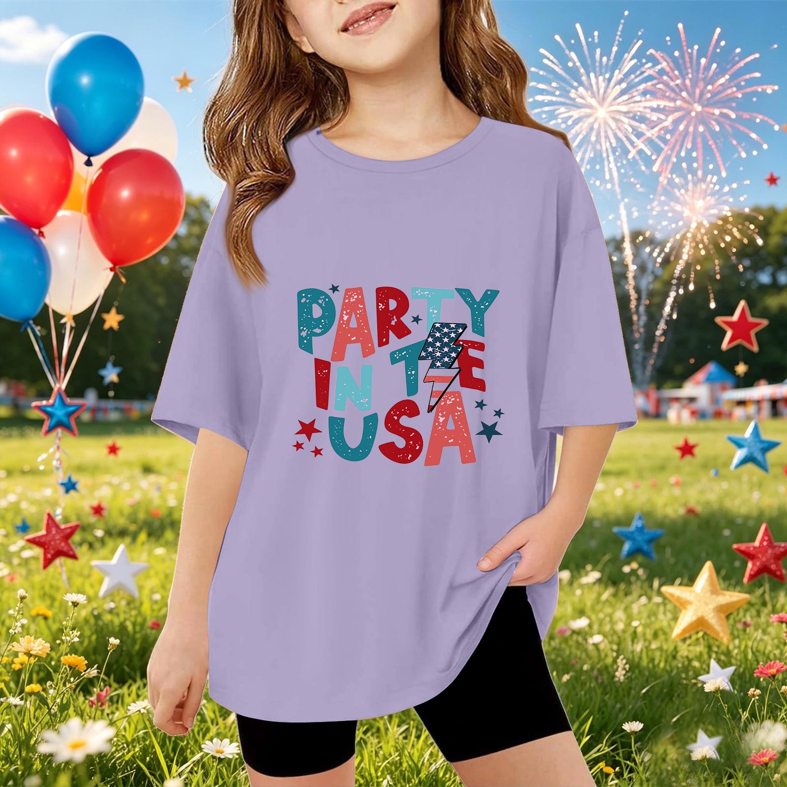 Kids Short Sleeve T Shirt Casual Loose Fit Top Graphic Print Comfortable Lightweight Summer Tee for Children Boys Girls 130
Kids Short Sleeve T Shirt Casual Loose Fit Top Graphic Print Comfortable Lightweight Summer Tee for Children Boys Girls 130