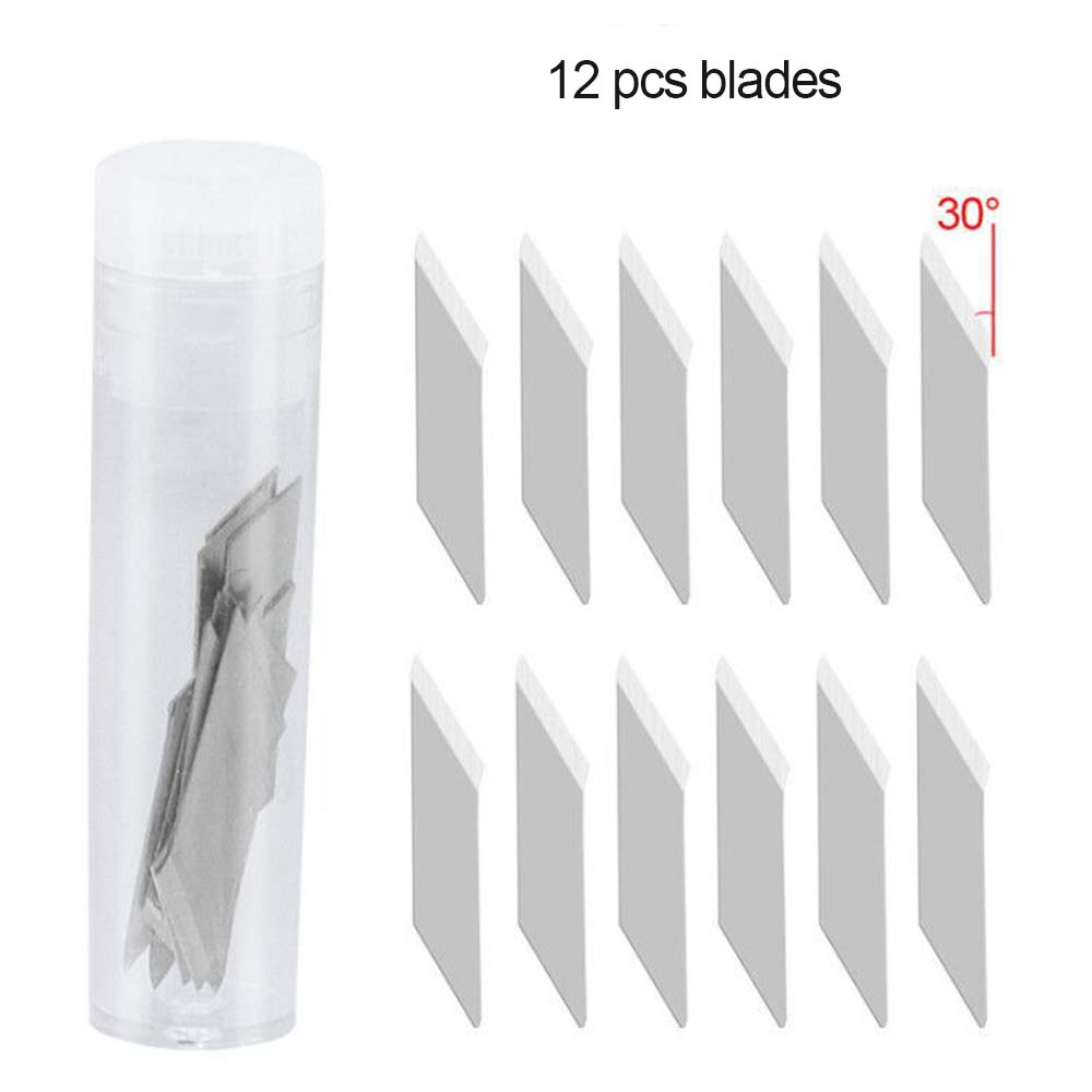 Carving Utility Knife With 12 Blade Scrapbooking Diy Hand Account Paper Cutter Art Cutter Engraving Tools Stationery Supplies
Carving Utility Knife With 12 Blade Scrapbooking Diy Hand Account Paper Cutter Art Cutter Engraving Tools Stationery Supplies