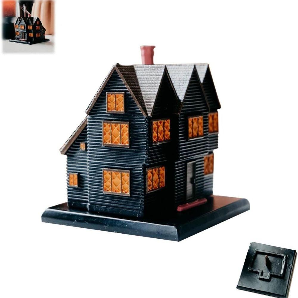 House Shape Witch House Incense Burner Black Incense Cone Burner Gift Rustic Chimney Hut Incense
House Shape Witch House Incense Burner Black Incense Cone Burner Gift Rustic Chimney Hut Incense