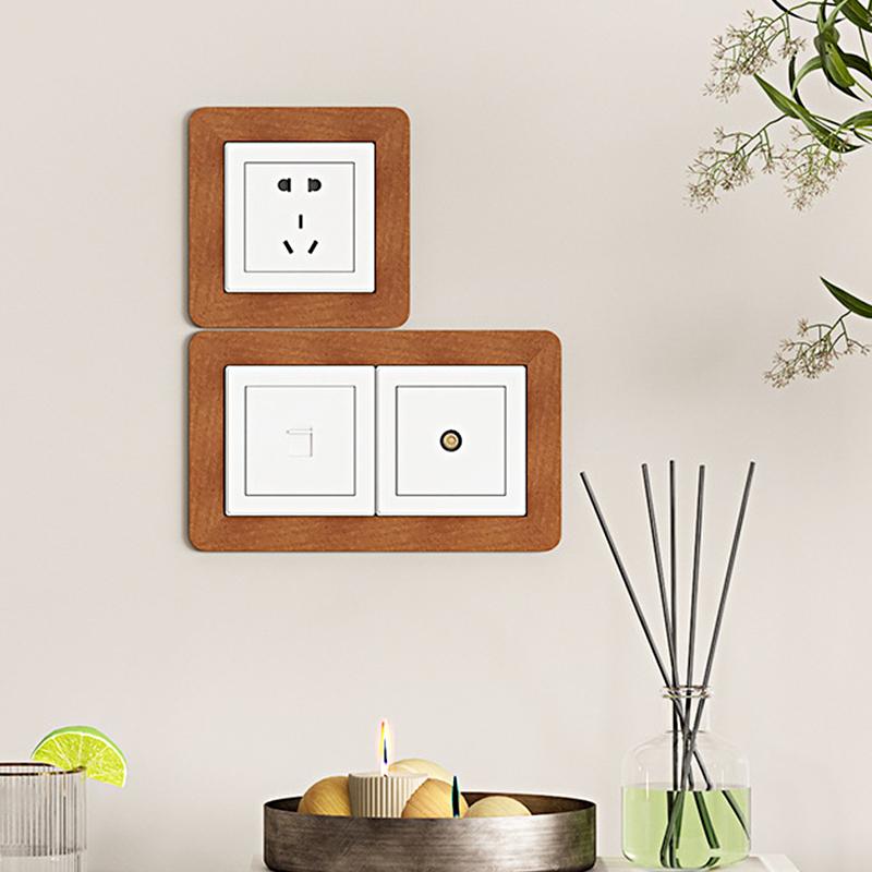 1PC Plug Creative Wall Protector Sticker Rustic Outlet Cover Wall Decoration Protective Sleeve Home 2 Colors
1PC Plug Creative Wall Protector Sticker Rustic Outlet Cover Wall Decoration Protective Sleeve Home 2 Colors