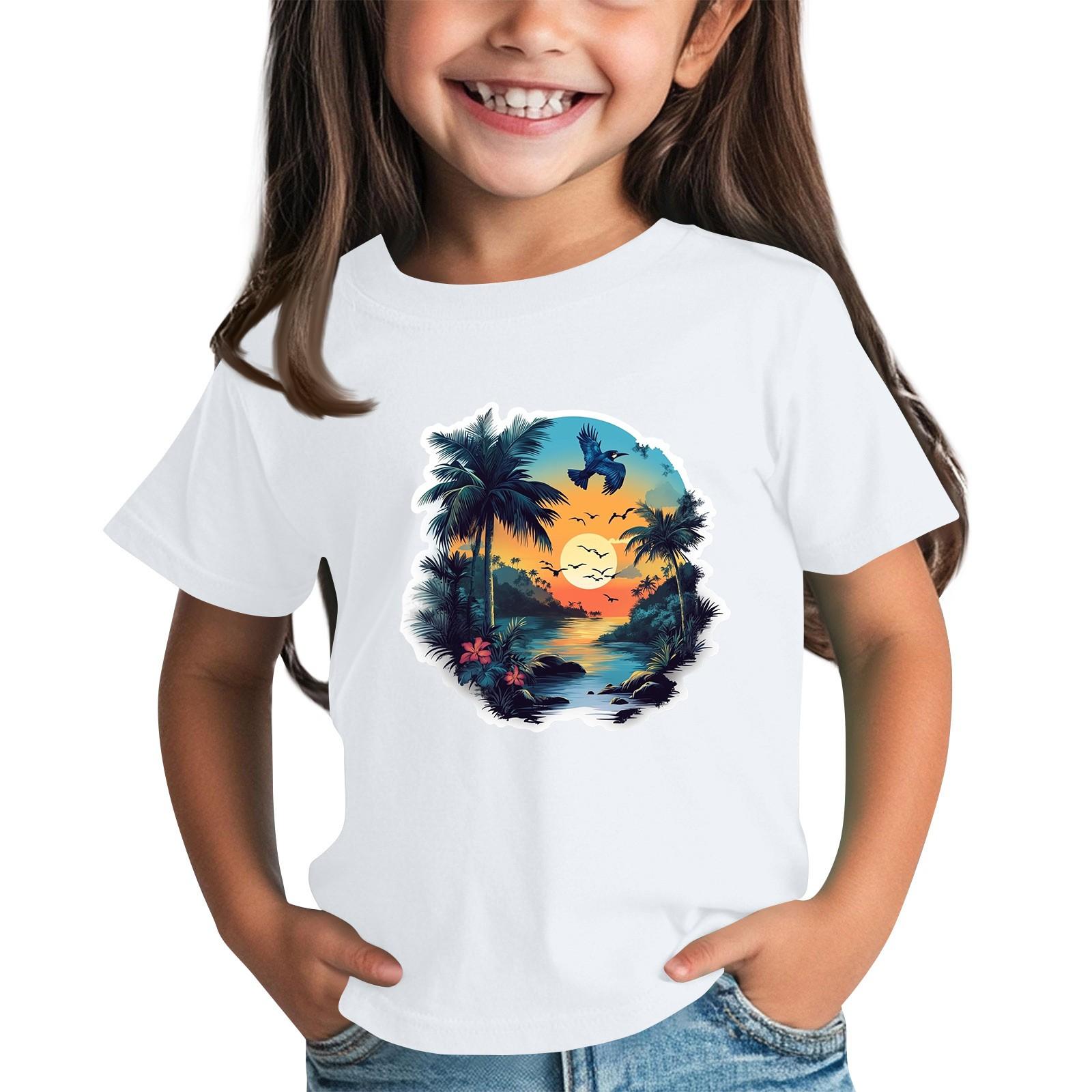 Дитяча мода Повсякденний топ-футболка з коротким рукавом та круглим вирізом з принтом 160 білий
Дитяча мода Повсякденний топ-футболка з коротким рукавом та круглим вирізом з принтом 160 білий