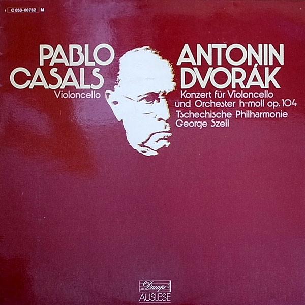 LP Record PABLO CASALS DVORAK CZECH PHILHAR Konzert Fr Violoncello Und Orchest 1C05300762M DACAPO Germany Classical Used
LP Record PABLO CASALS DVORAK CZECH PHILHAR Konzert Fr Violoncello Und Orchest 1C05300762M DACAPO Germany Classical Used