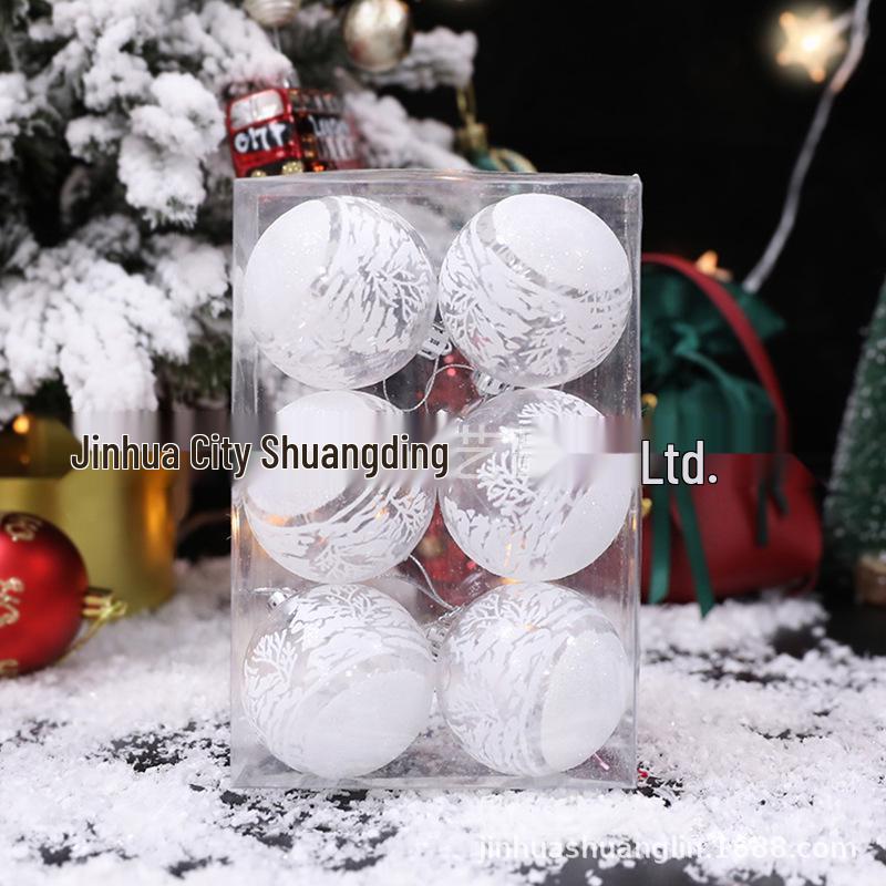 6cm Snowball Transparent Painted Christmas Ball Set - Hanging Decoration for Christmas Carriage
6cm Snowball Transparent Painted Christmas Ball Set - Hanging Decoration for Christmas Carriage
