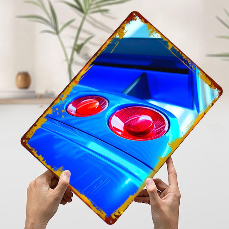 Blue Car Taillights Printed Poster Customized Wall Art Retro Vintage Metal Tin Signs for Garage Desk Decor Bar Accessories Room 7.9x11.8In(20x30cm)
Blue Car Taillights Printed Poster Customized Wall Art Retro Vintage Metal Tin Signs for Garage Desk Decor Bar Accessories Room 7.9x11.8In(20x30cm)