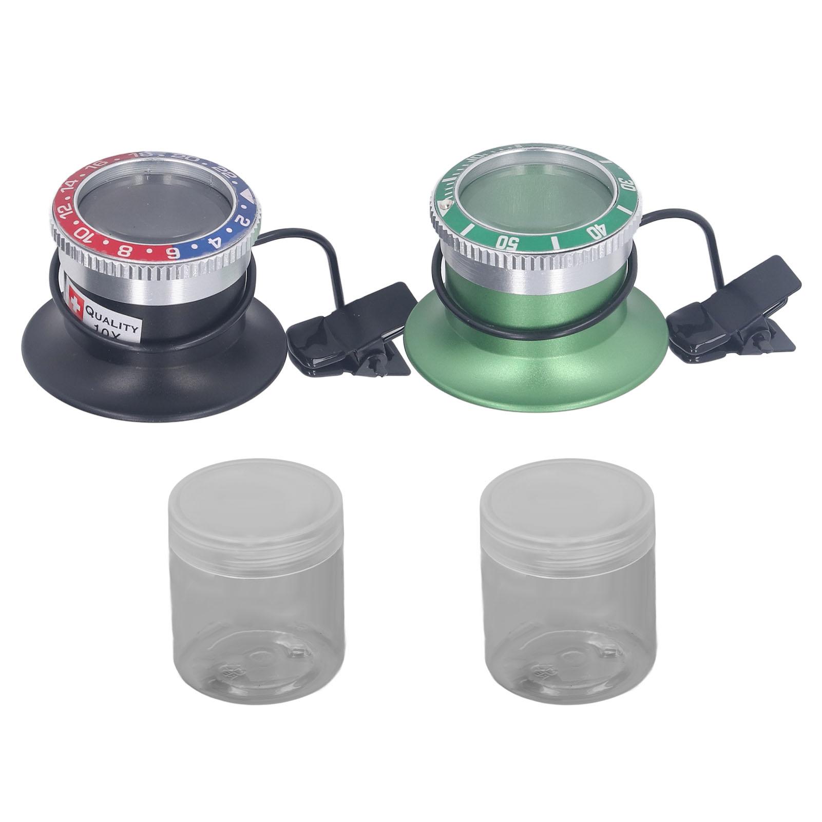 2Pcs Clip On Eyeglass Magnifier Mini Hands Free HD Magnifying Lens Tool for Watch Repair 10X
2Pcs Clip On Eyeglass Magnifier Mini Hands Free HD Magnifying Lens Tool for Watch Repair 10X