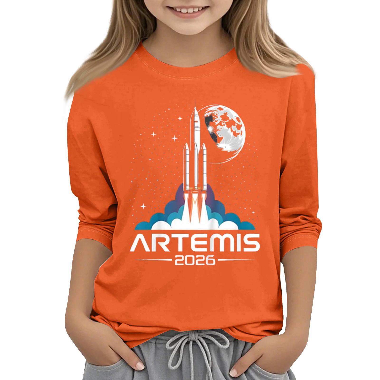 Kids Graphic Crew Neck Three Quarter Sleeve Casual T Shirt Soft Comfortable Fit Lightweight Breathable Fabric Suitable for Everyday Wear 140 шафрановий
Kids Graphic Crew Neck Three Quarter Sleeve Casual T Shirt Soft Comfortable Fit Lightweight Breathable Fabric Suitable for Everyday Wear 140 шафрановий