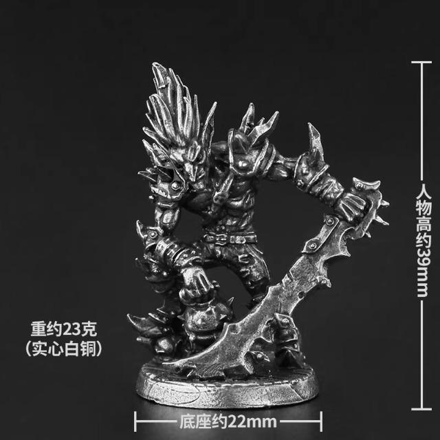 Ancient Forest Warrior Soldier Metal Toy Model for Men; Desktop Game Piece for Chess Ornamental Hand-made Collectible
Ancient Forest Warrior Soldier Metal Toy Model for Men; Desktop Game Piece for Chess Ornamental Hand-made Collectible
