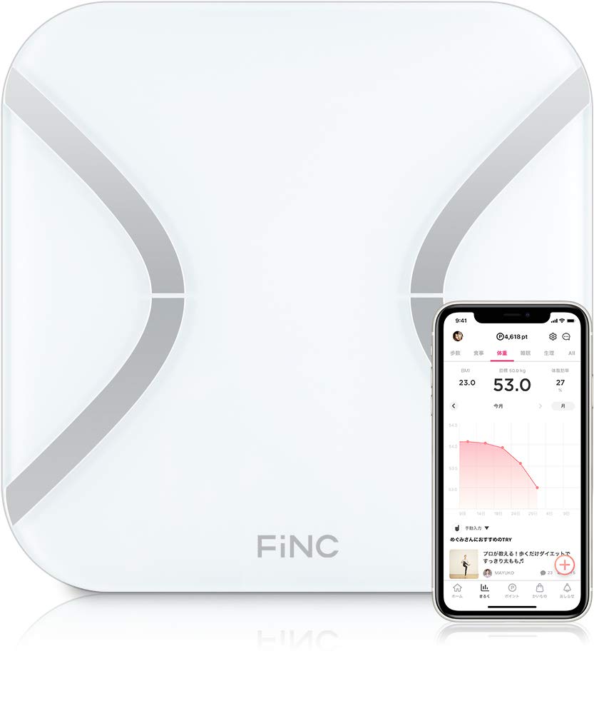 FiNC Original Body Composition Meter Performance Weight Scale Fat 11 Item SmartScale Compatible with iPhone Android Health Meter Body Scan Made in білий
FiNC Original Body Composition Meter Performance Weight Scale Fat 11 Item SmartScale Compatible with iPhone Android Health Meter Body Scan Made in білий
