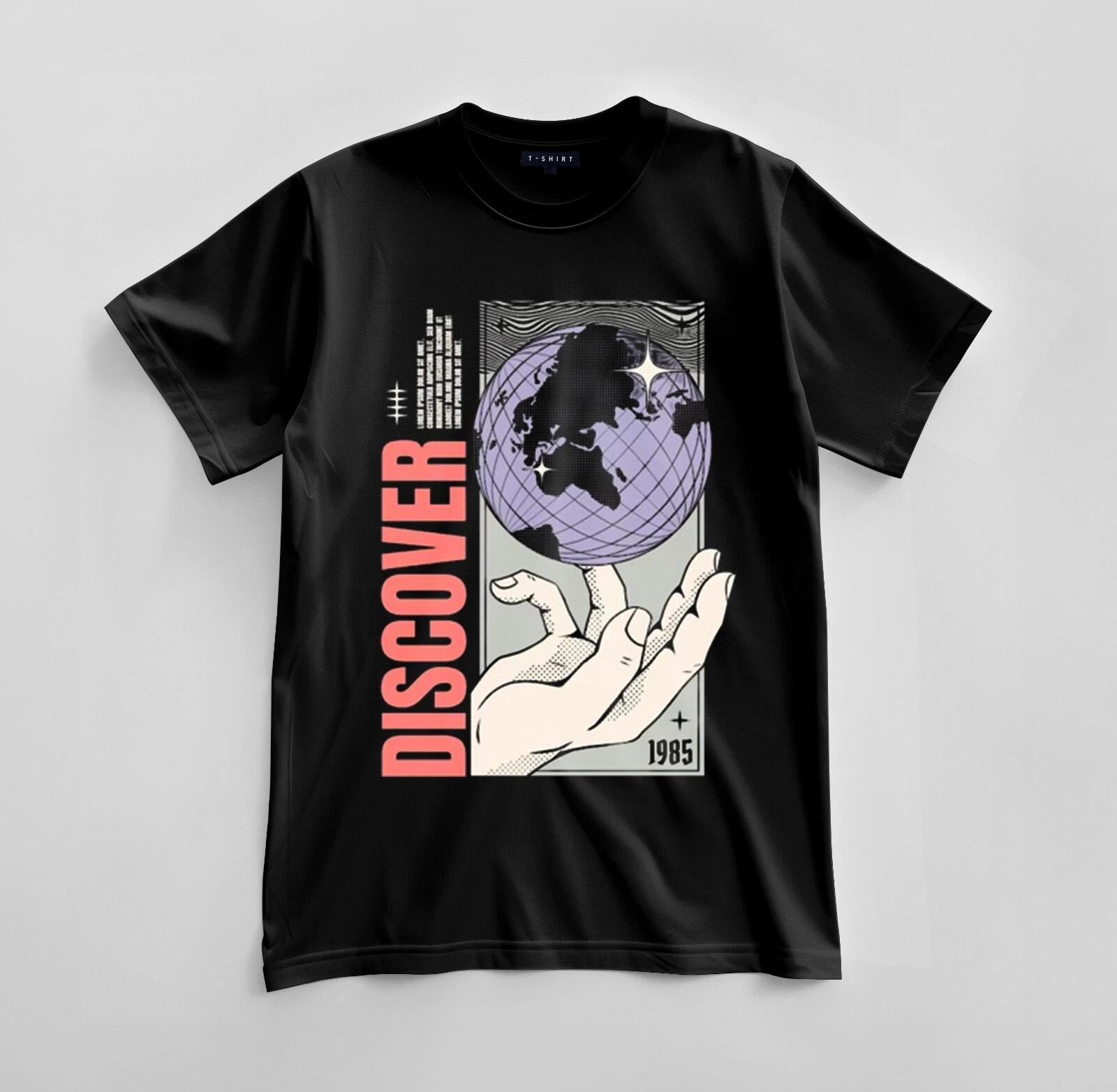Custom Discover 1985 Graphic T-shirt Design Unisex Jersey Short Sleeve Tee 2XL
Custom Discover 1985 Graphic T-shirt Design Unisex Jersey Short Sleeve Tee 2XL