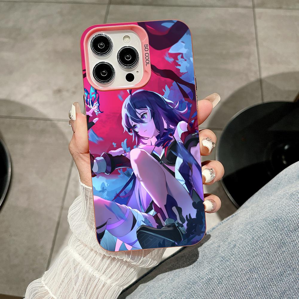 HSR Seele Pink Translucent Mobile Phone Case for iPhone 17 16 15 14 13 12 11 X XR XS Air Pro Max Plus Colorful Cover iPhone17 Pro
HSR Seele Pink Translucent Mobile Phone Case for iPhone 17 16 15 14 13 12 11 X XR XS Air Pro Max Plus Colorful Cover iPhone17 Pro