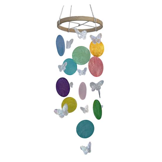 Wind Chime for Outside Ocean Theme Hanging Butterfly Windchime with Round Shells for Patio Garden Decor Gifts for Women Mom Wife
Wind Chime for Outside Ocean Theme Hanging Butterfly Windchime with Round Shells for Patio Garden Decor Gifts for Women Mom Wife