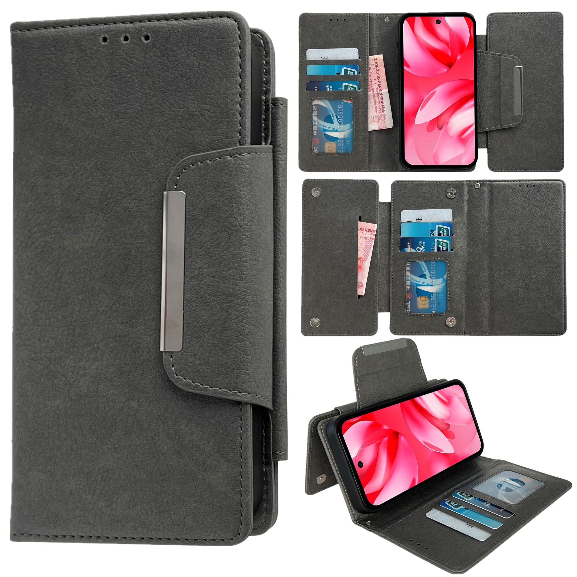 For Google Pixel 9a Case Detachable 2-in-1 Magnetic Closure PU Leather Wallet Phone Case Grey
For Google Pixel 9a Case Detachable 2-in-1 Magnetic Closure PU Leather Wallet Phone Case Grey