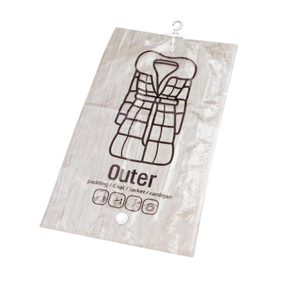 Вакуумное уплотнение, компактная подвесная сумка для хранения одежды, пылезащитный чехол L
Вакуумное уплотнение, компактная подвесная сумка для хранения одежды, пылезащитный чехол L