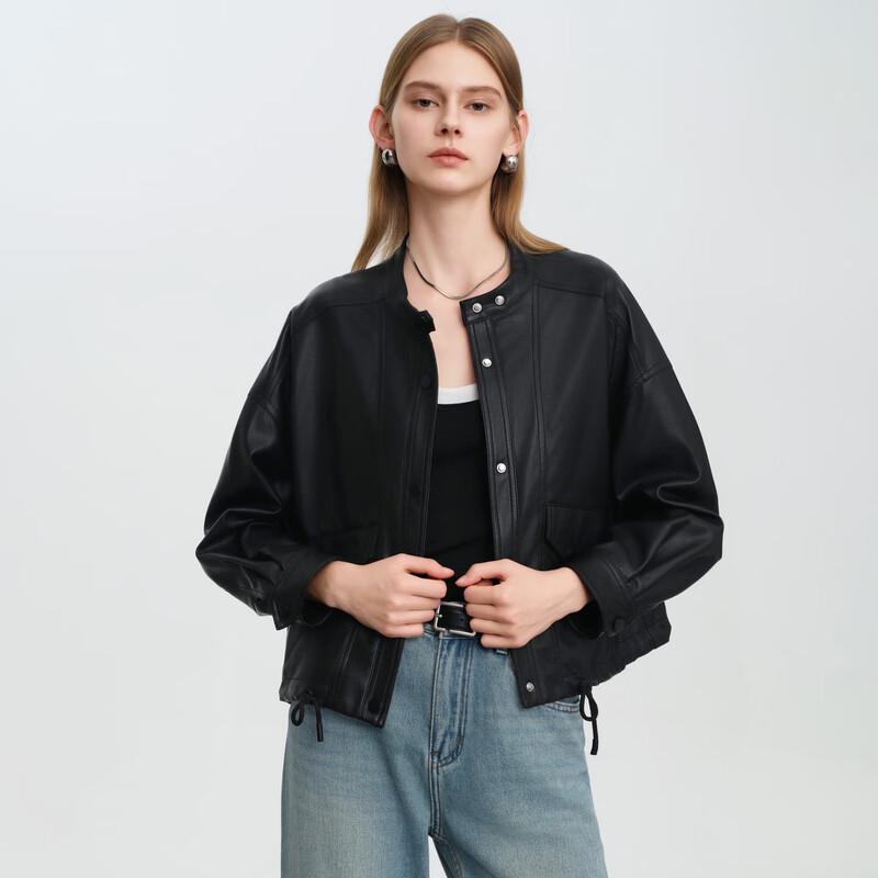 Elva Island Women s Fashion PU Leather Short Jacket S
Elva Island Women s Fashion PU Leather Short Jacket S