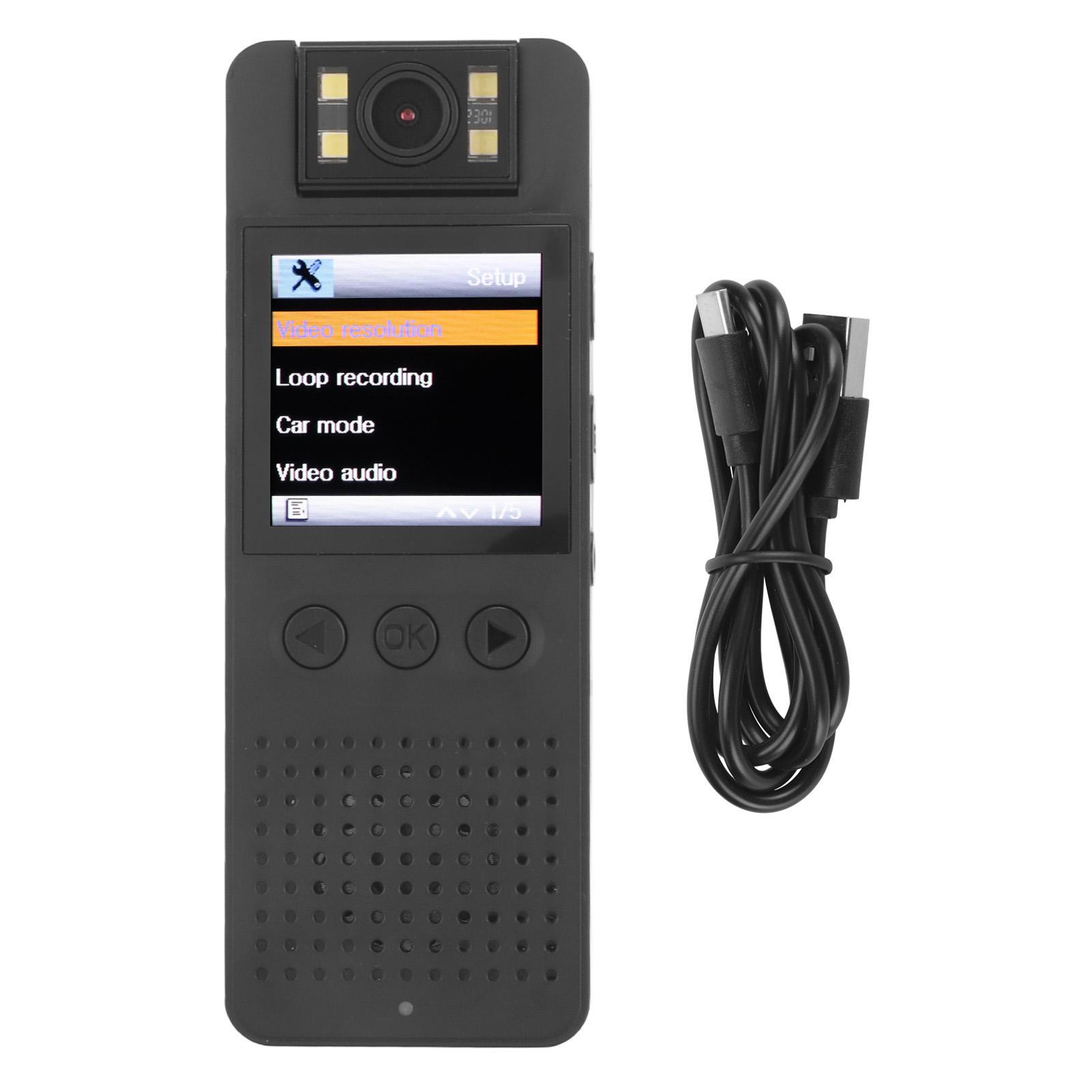 WiFi Small Body Camera LCD Screen HD 1080P 180 Degree Rotation Portable Body Camera for Working 
WiFi Small Body Camera LCD Screen HD 1080P 180 Degree Rotation Portable Body Camera for Working