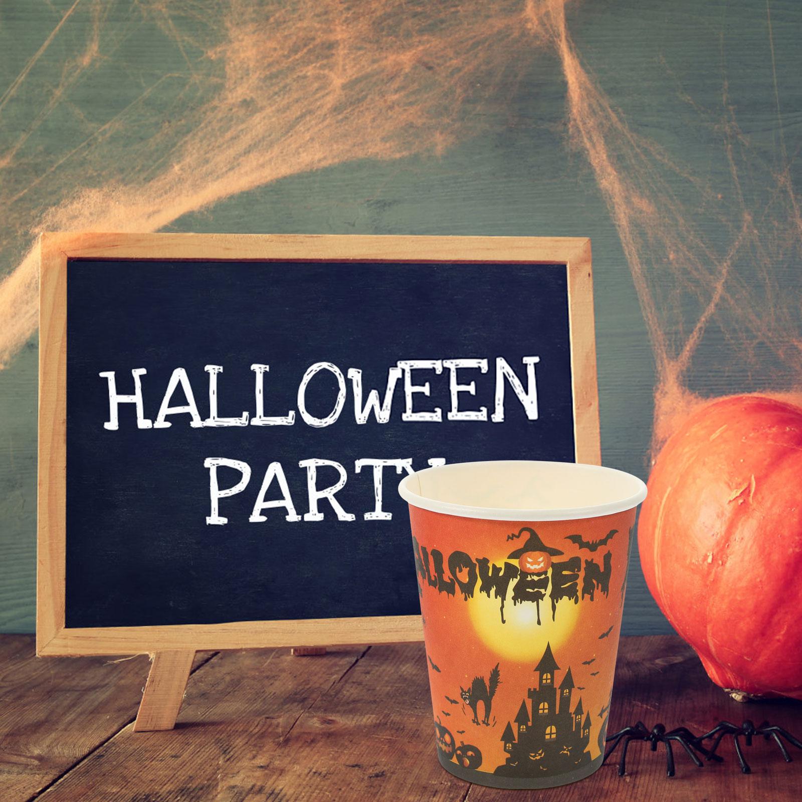24 Pcs Halloween Party Paper Cups (24 Cups) Camping Supplies Accessories Tableware Kit Venue Setting Props
24 Pcs Halloween Party Paper Cups (24 Cups) Camping Supplies Accessories Tableware Kit Venue Setting Props