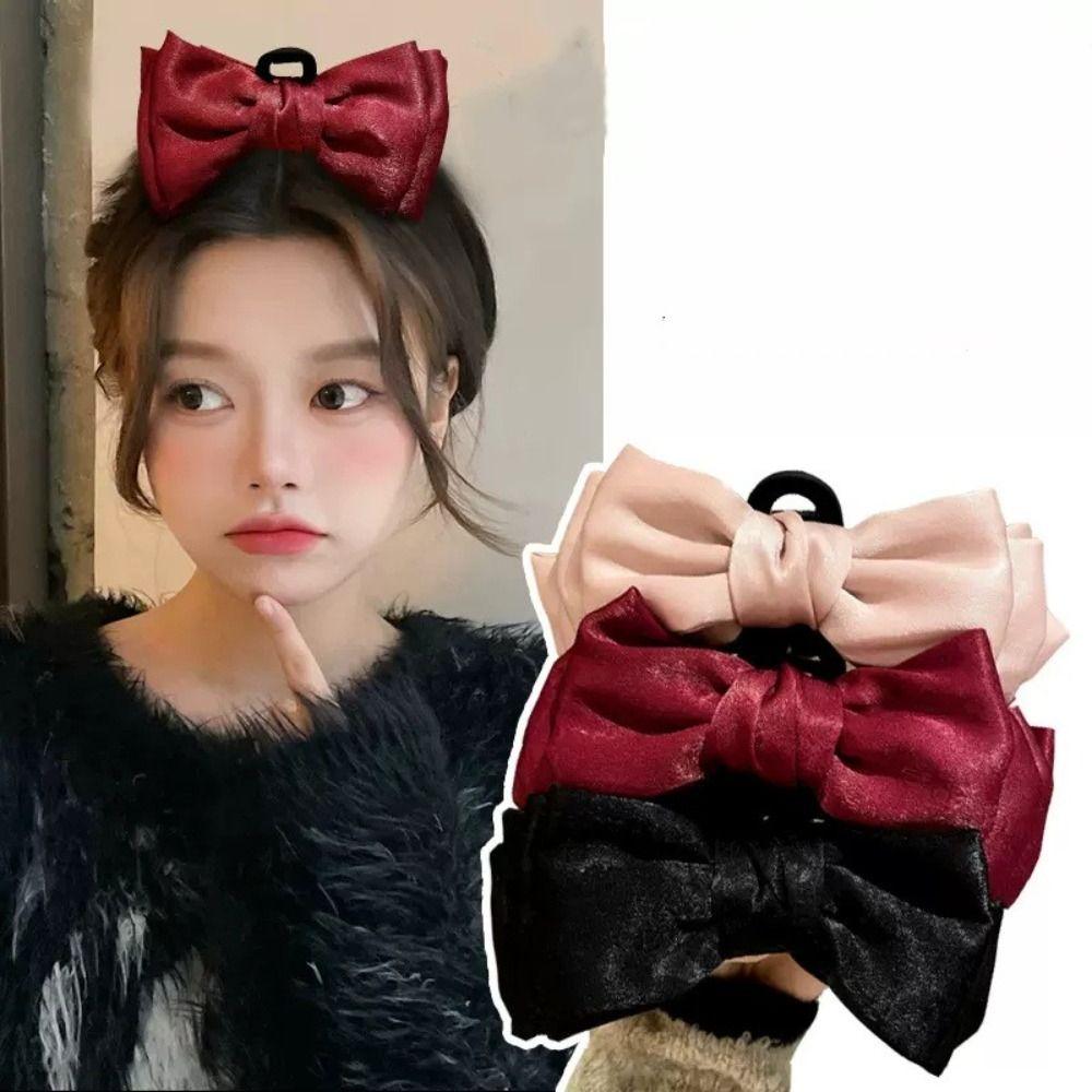 Fashion High-end Women Shark clip Hair Clip Hairpins Headdress Bow Grab Clip Hair Clamps 
Fashion High-end Women Shark clip Hair Clip Hairpins Headdress Bow Grab Clip Hair Clamps