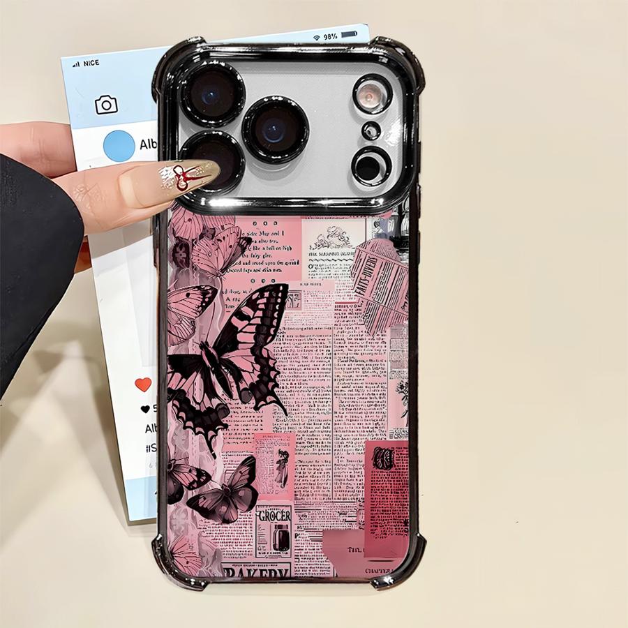 Cartoon Butterfly Phone Case for Apple iPhone 16 15 14 Plus 13 12 11 Pro Max 17 Air 16e Soft Cover iPhone 12
Cartoon Butterfly Phone Case for Apple iPhone 16 15 14 Plus 13 12 11 Pro Max 17 Air 16e Soft Cover iPhone 12