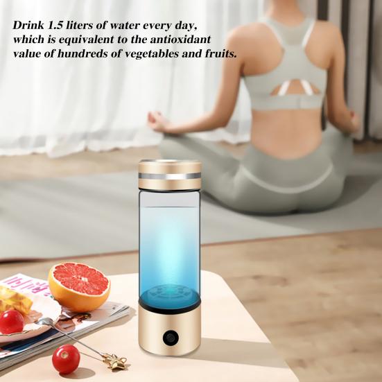 Yousheng Hydrogen Water Bottle Generator 300ml Rechargeable Hydro Water Cup Hydrogen Water Bottle Machine Portable Electrolysis Machine for Home 300ML золотистый
Yousheng Hydrogen Water Bottle Generator 300ml Rechargeable Hydro Water Cup Hydrogen Water Bottle Machine Portable Electrolysis Machine for Home 300ML золотистый