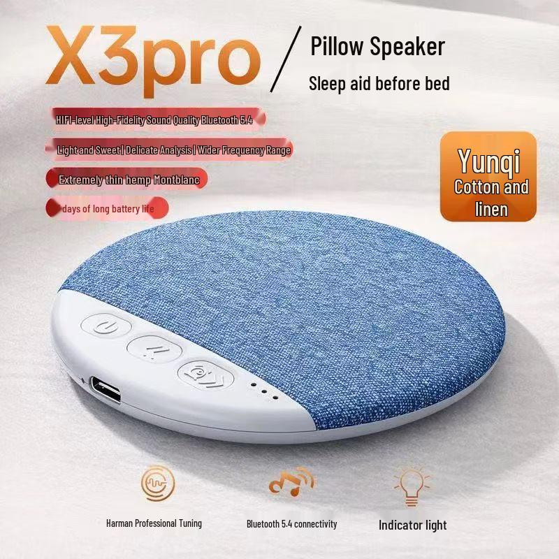 Ultra-thin X3Pro Mini Rechargeable Bluetooth Bedside Sleep Speaker синій
Ultra-thin X3Pro Mini Rechargeable Bluetooth Bedside Sleep Speaker синій