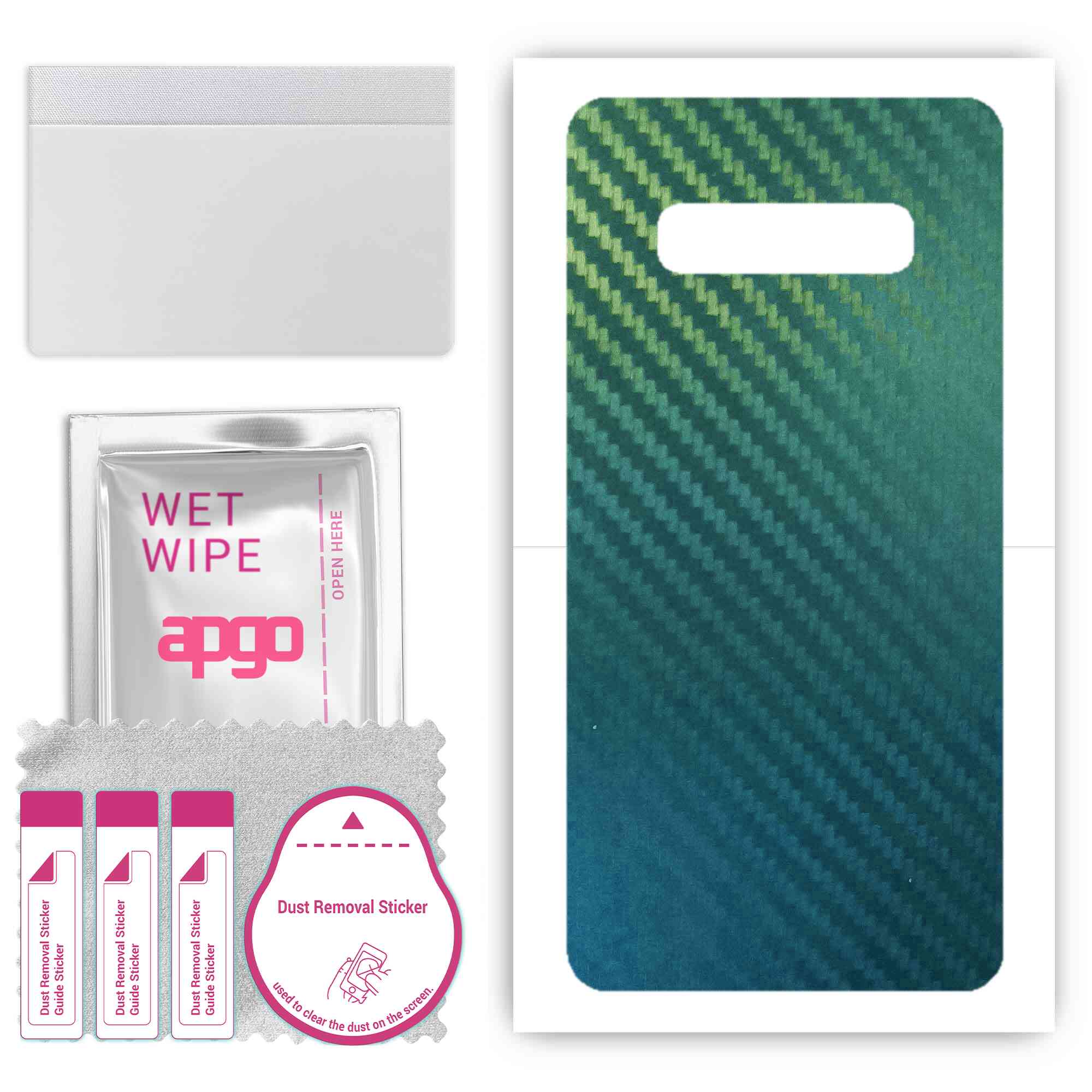 apgo Захисна наклейка для задньої панелі, сумісна з Samsung Galaxy S10 Plus, Wrap Film, Foil, Vinyl - Pattern Carbon Chameleon CAKA1
apgo Захисна наклейка для задньої панелі, сумісна з Samsung Galaxy S10 Plus, Wrap Film, Foil, Vinyl - Pattern Carbon Chameleon CAKA1
