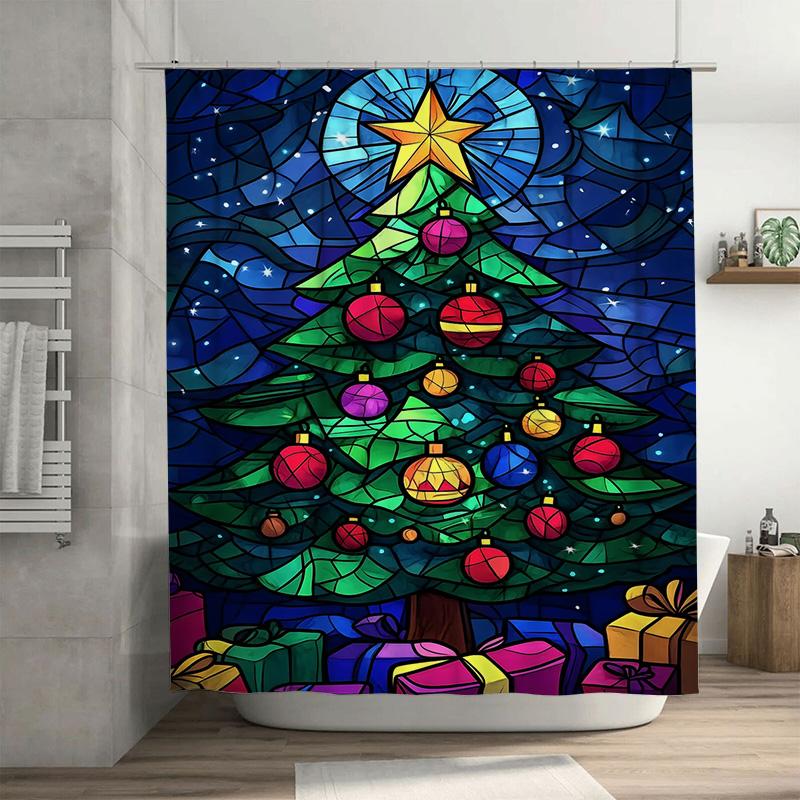 Tuniu Charming Christmas Bathroom Shower Curtain Festive Holiday Decor Fun Holiday Shower Liner Cute Xmas Gift Decoration Unique W60H190(CM)-1 Pcs
Tuniu Charming Christmas Bathroom Shower Curtain Festive Holiday Decor Fun Holiday Shower Liner Cute Xmas Gift Decoration Unique W60H190(CM)-1 Pcs