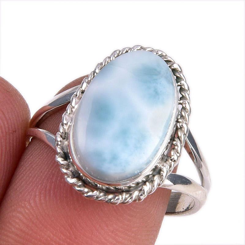 Кольцо из стерлингового серебра 925 пробы с драгоценным камнем Natural Republic Larimar S.9 J9w20
Кольцо из стерлингового серебра 925 пробы с драгоценным камнем Natural Republic Larimar S.9 J9w20