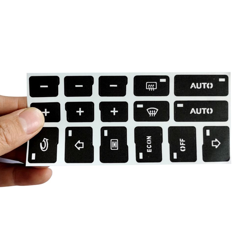AC Climate Control Decals Car Stickers Car Button Repair Stickers Button Central Control Sticker black
AC Climate Control Decals Car Stickers Car Button Repair Stickers Button Central Control Sticker black