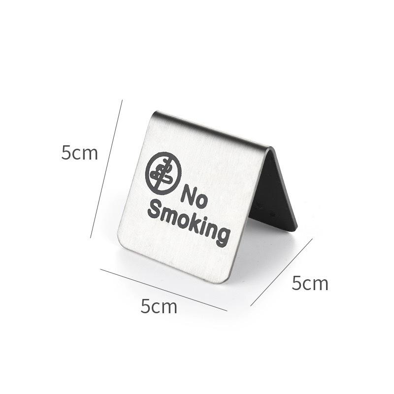 Stainless Steel No Smoking Hotel Restaurant Club Offices Hospitals Table Tent Signs For Non-Smoking Stand
Stainless Steel No Smoking Hotel Restaurant Club Offices Hospitals Table Tent Signs For Non-Smoking Stand