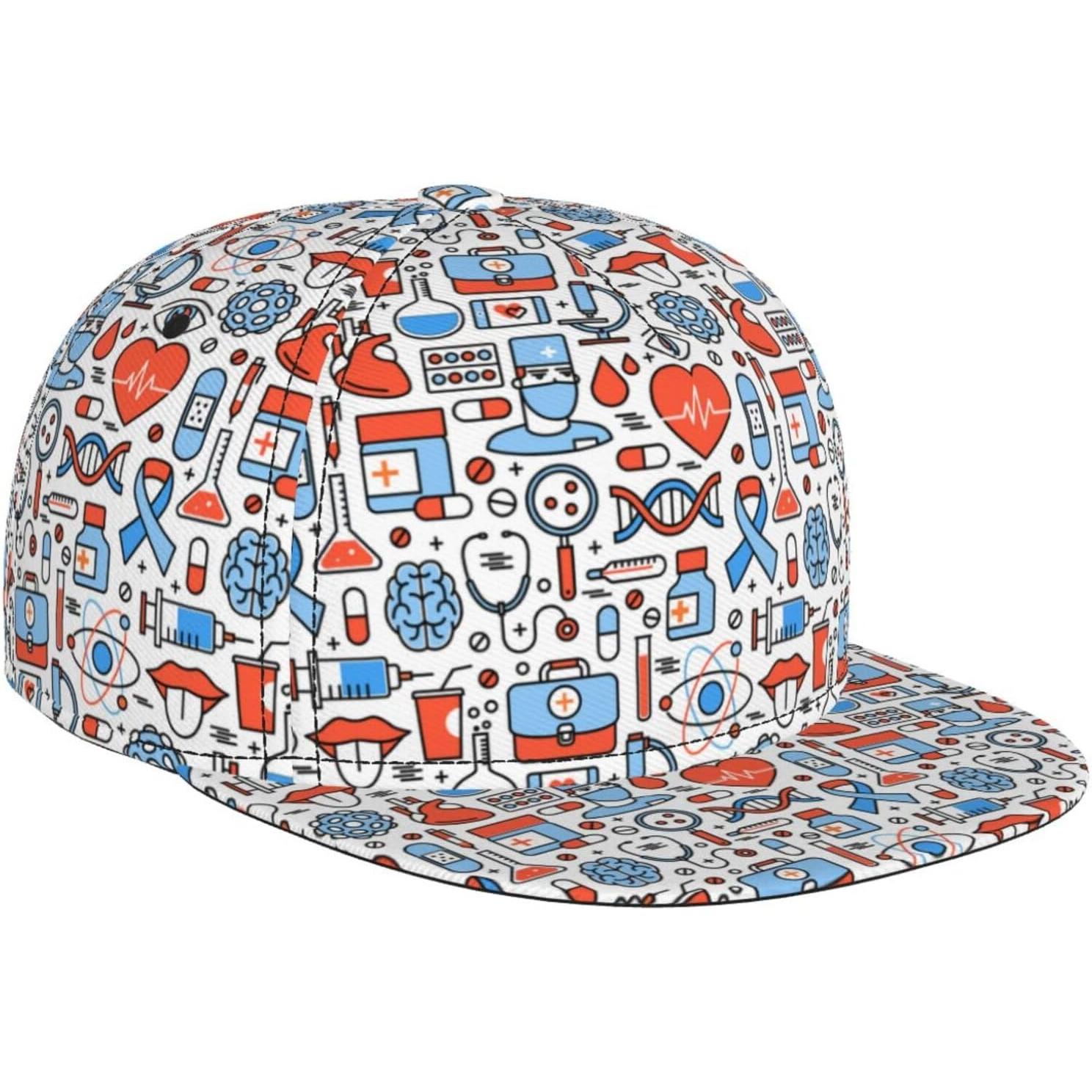 Nurse Medical Theme Baseball Cap for Men Women, Adjustable Trucker Hat Snapback Sun Dad Cap Lightweight Unisex One Size
Nurse Medical Theme Baseball Cap for Men Women, Adjustable Trucker Hat Snapback Sun Dad Cap Lightweight Unisex One Size