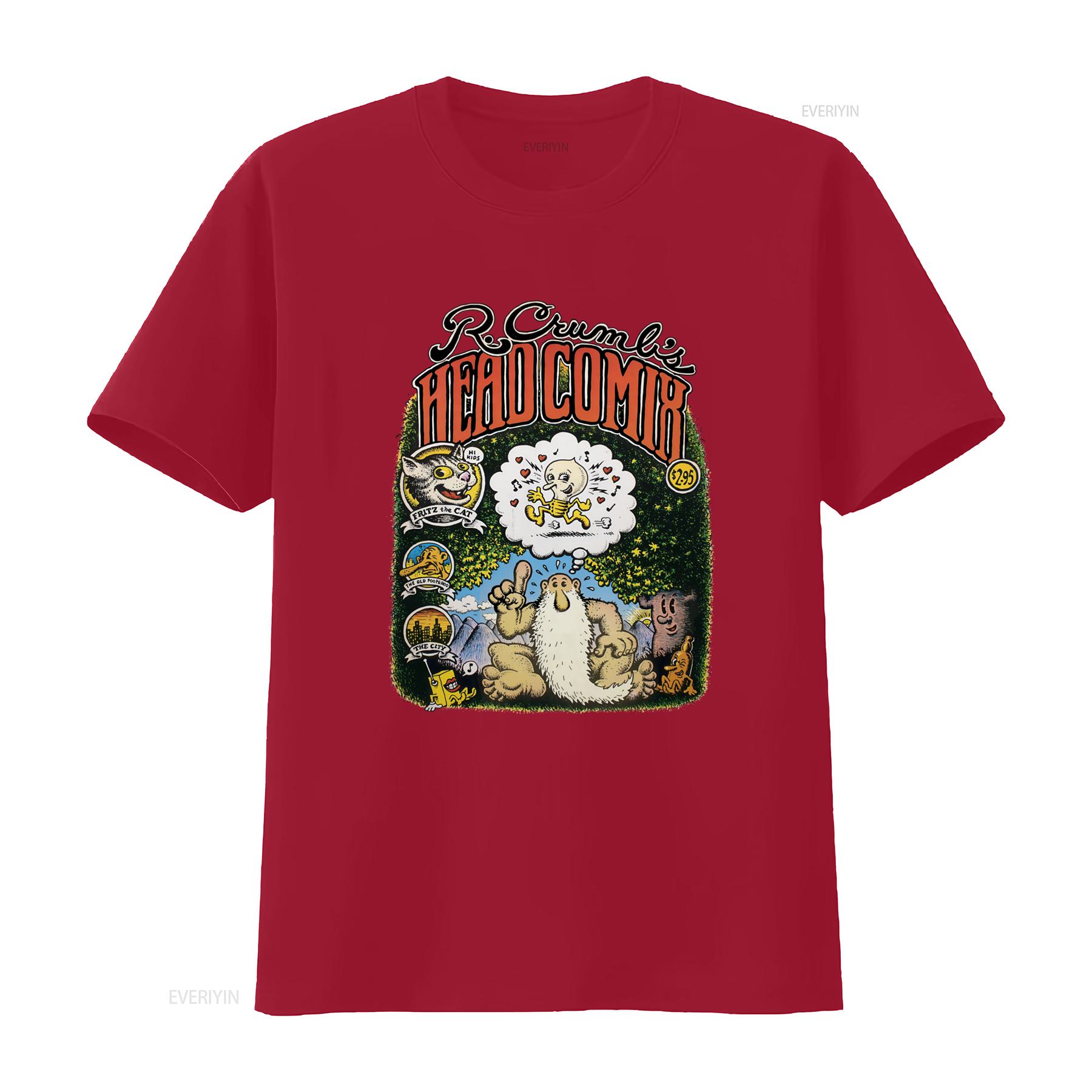 Robert Crumb Rcrumb Head Comix T Shirt Comics Underground vintage Washed Casual Slightly Versatile Unisex streetwear S
Robert Crumb Rcrumb Head Comix T Shirt Comics Underground vintage Washed Casual Slightly Versatile Unisex streetwear S