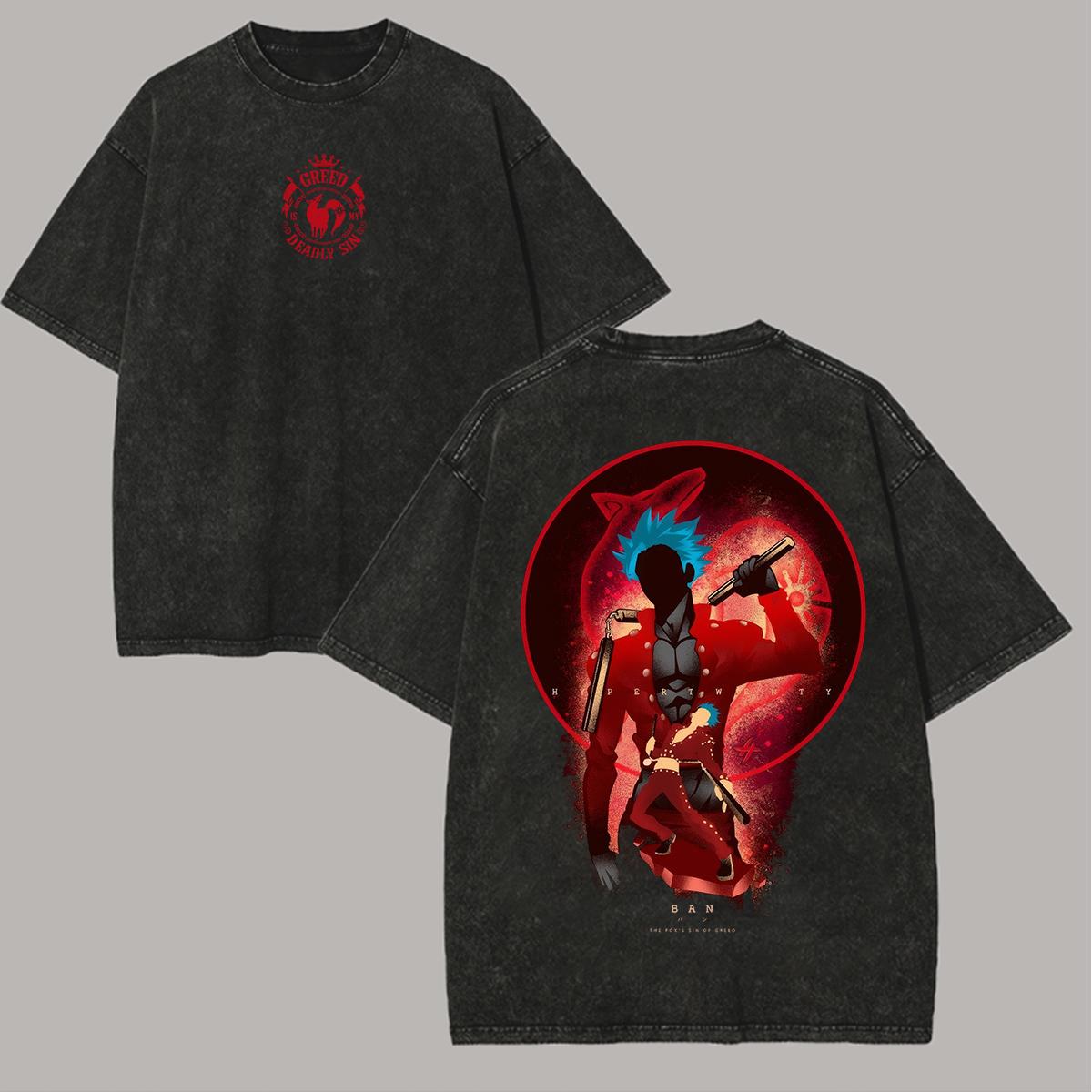 Anime Lover The Seven Deadly Sins Washed Tshirt personality Clothes Suitable for all seasons Plus Size Unisex Streetwear soft 2XL
Anime Lover The Seven Deadly Sins Washed Tshirt personality Clothes Suitable for all seasons Plus Size Unisex Streetwear soft 2XL