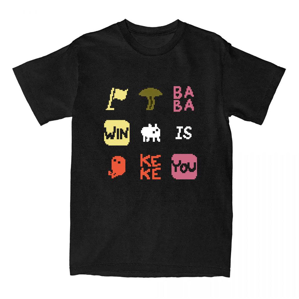 Игровая футболка Baba Is You Хлопковые футболки с коротким рукавом Повседневные свободные летние футболки с круглым вырезом Уличные футболки XS
Игровая футболка Baba Is You Хлопковые футболки с коротким рукавом Повседневные свободные летние футболки с круглым вырезом Уличные футболки XS