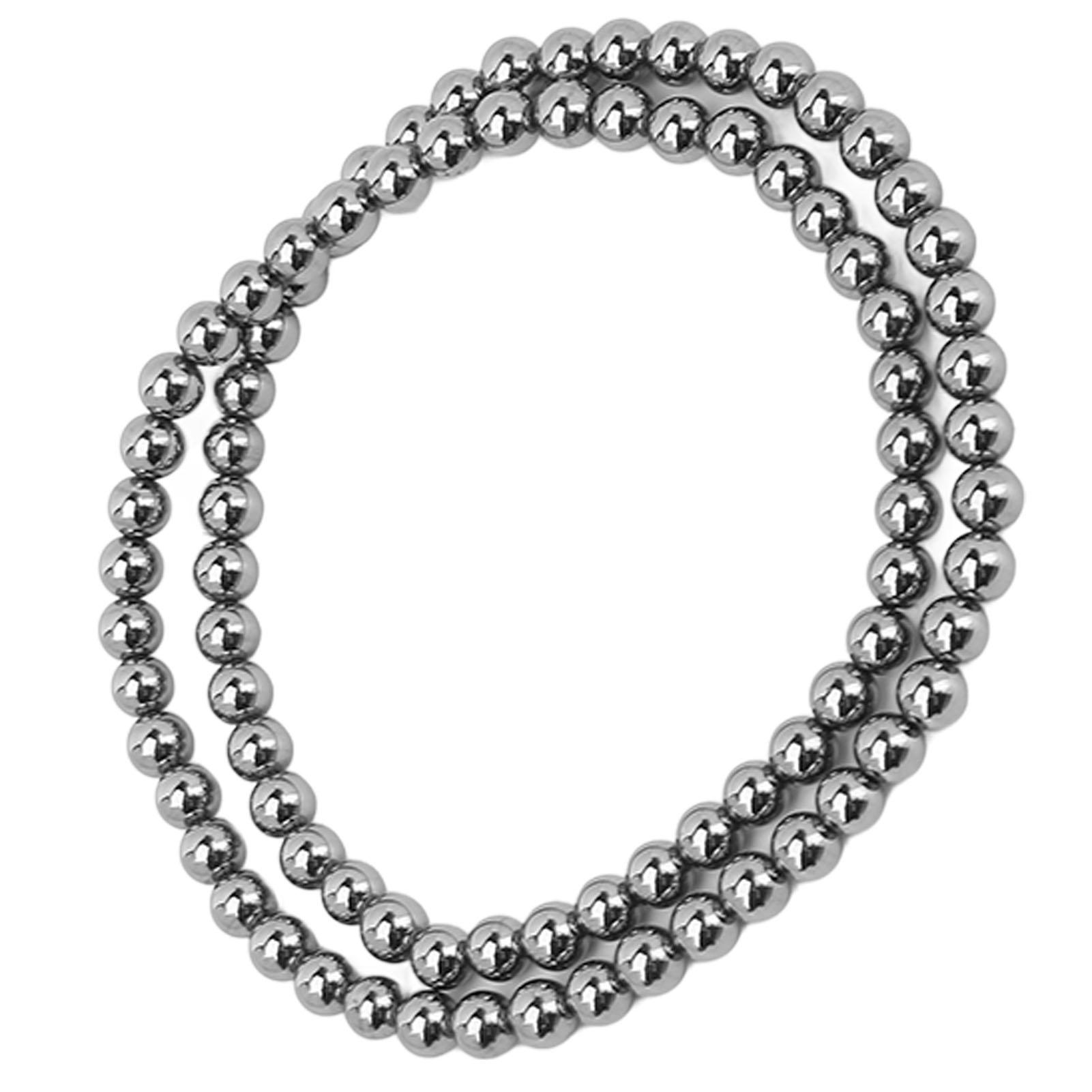 6mm Therapy Bracelet Round Bead Soreness Relieving Stylish Elastic Rope Comfortable Wear Terahertz Bracelet for Men Women
6mm Therapy Bracelet Round Bead Soreness Relieving Stylish Elastic Rope Comfortable Wear Terahertz Bracelet for Men Women