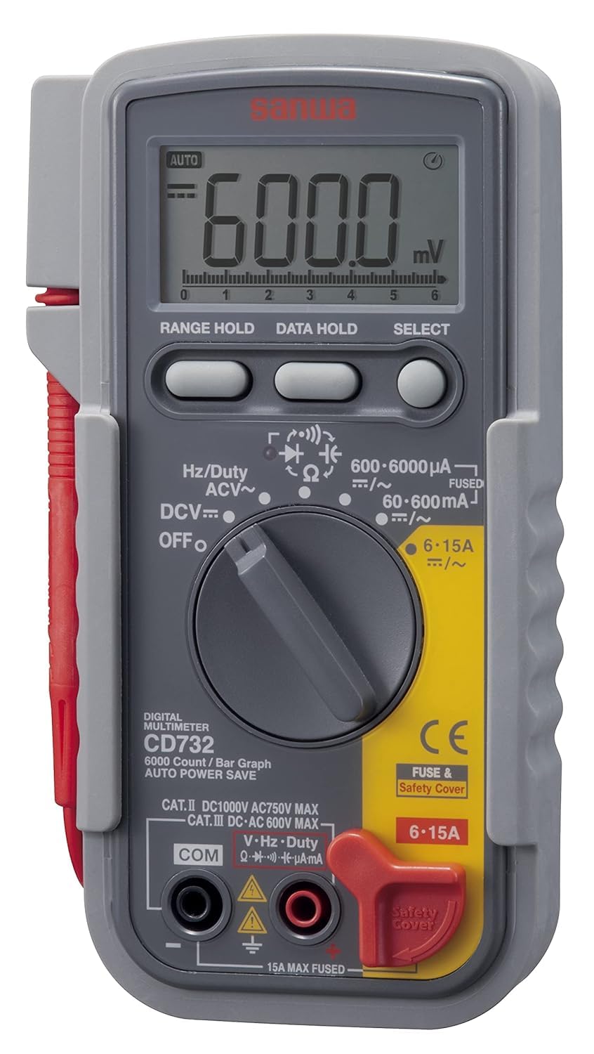 Sanwa Electric Meter Digital Tester CD732 сірий колір
Sanwa Electric Meter Digital Tester CD732 сірий колір