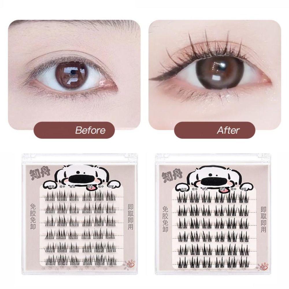 With Jelly Glue Strips Manga Lashes No Stem No Glue 3D False Eyelashes Party Supplies Type D
With Jelly Glue Strips Manga Lashes No Stem No Glue 3D False Eyelashes Party Supplies Type D