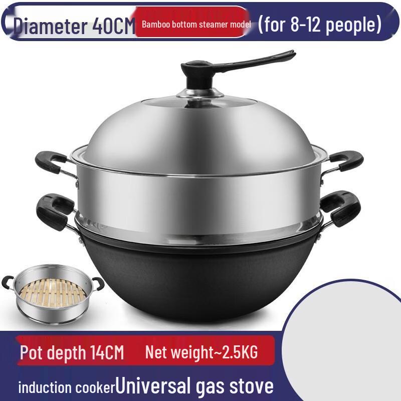 Yoshida Sho Double-Handle Iron Wok
Yoshida Sho Double-Handle Iron Wok